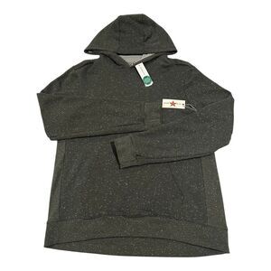 HAWKER RYE Neps Popover Hoodie Made In America‎ Olive Men's Sz L New With Tags